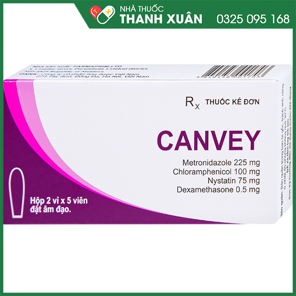 Canvey trị viêm âm đạo